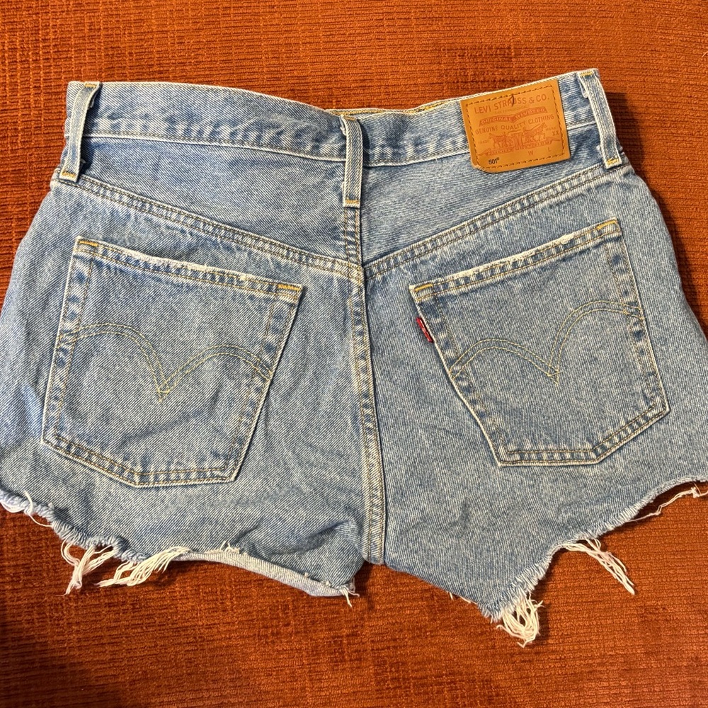 levi’s 501 denim shorts
